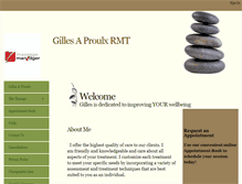 Tablet Screenshot of gillesaproulx.com